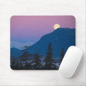 Tapis De Souris Tombe nocturne en Alaska (Avec souris)