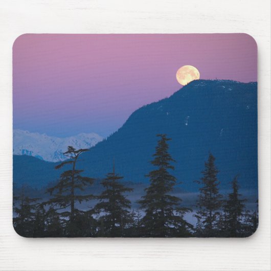 Tapis De Souris Tombe nocturne en Alaska (Devant)