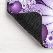 Tapis De Souris Tomber dans l'amour Fleurs Abstraites et Coeurs Fr (Coin)