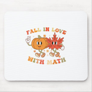 Tapis De Souris Tombez amoureux des maths Rétro Thanksgiving Ensei