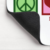 Tapis De Souris Tomographe Peace Love Tomographie (Coin)