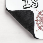 Tapis De Souris Ton coeur est mon boussole (Coin)