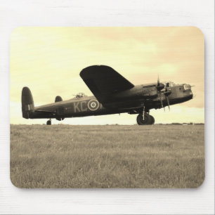 Tapis De Souris Ton de sépia de bombardier de Lancaster
