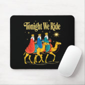 Tapis De Souris Tonight We Ride Christmas, 3 Wise Men, Christian C (Avec souris)