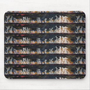 Tapis De Souris "Tonnerre Silencieux #2" Tiled Abstract Design Mou
