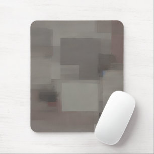 Tapis De Souris Tons de terre carrés abstraits