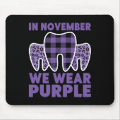 Tapis De Souris Tooth En Novembre Nous Portons Violet Heimerheimer (Devant)