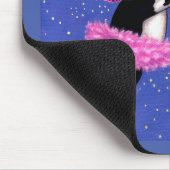 Tapis De Souris Tooth Fairy Dog Boston Terrier Pink Tutu Crown (Coin)