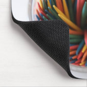 Tapis De Souris Toothpicks colorés Mousepad (Coin)