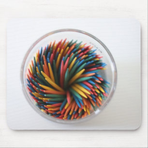 Tapis De Souris Toothpicks colorés Mousepad