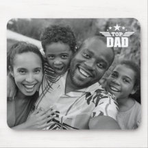 Top Papa Photo Mousepad |Papa Photo personnalisée 