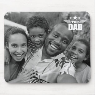 Tapis De Souris Top Papa Photo Mousepad  Papa Photo personnalisée 