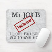 Tapis De Souris Top secret ! (Avec souris)
