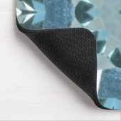 Tapis De Souris Topaz bleu Kaleidoscope (Coin)