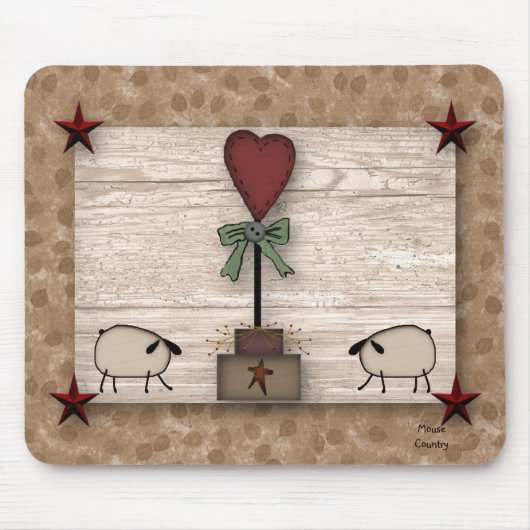 Tapis De Souris Topiaire primitif Mousepad (Devant)