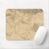 Tapis De Souris Topographie de Los Angeles et San Bernardino (Avec souris)