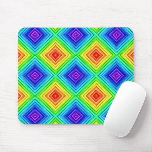 Tapis De Souris Topographie géométrique - Plaque de souris (Avec souris)