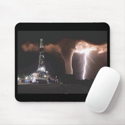 Tapis De Souris tornade d'éclairage (Avec souris)