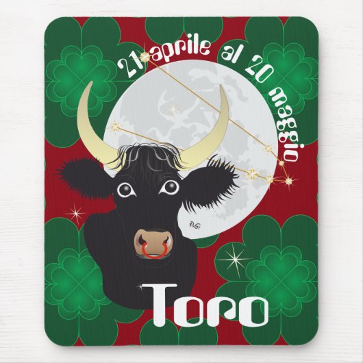 Tapis De Souris Toro 21 avril 20 maggio Tappetini per mouse (Devant)