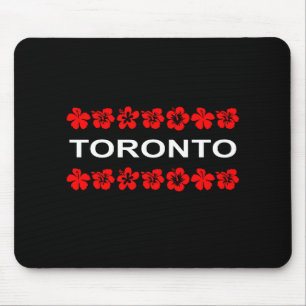 Tapis De Souris Toronto Rouge Aloha Bandes Couleur foncée