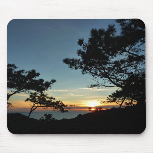 Tapis De Souris Torrey Pine Sunset III Paysage californien (Devant)