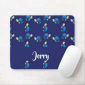 Tapis De Souris tortue bleue (Avec souris)