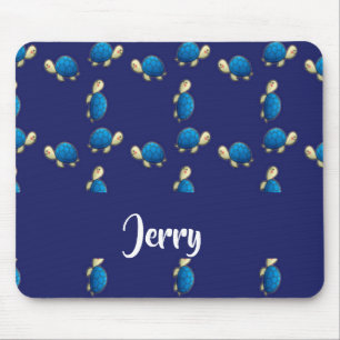 Tapis De Souris tortue bleue