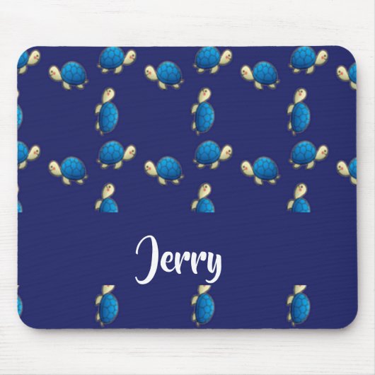 Tapis De Souris tortue bleue (Devant)