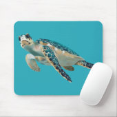 Tapis De Souris Tortue de mer (Avec souris)