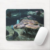 Tapis De Souris Tortue de mer (Avec souris)
