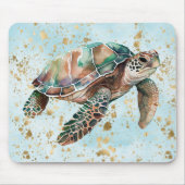 Tapis De Souris Tortue de mer Gold Dream (Devant)
