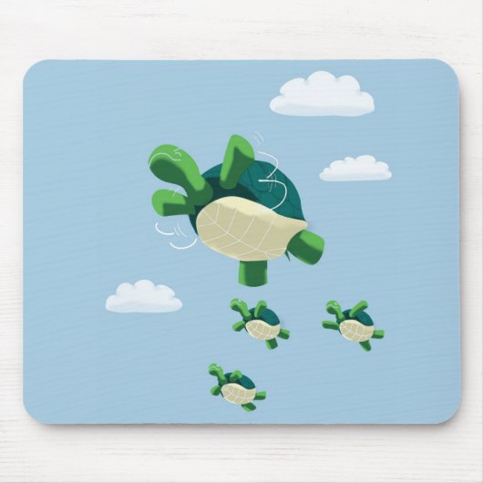 Tapis De Souris Tortue de vol (Devant)