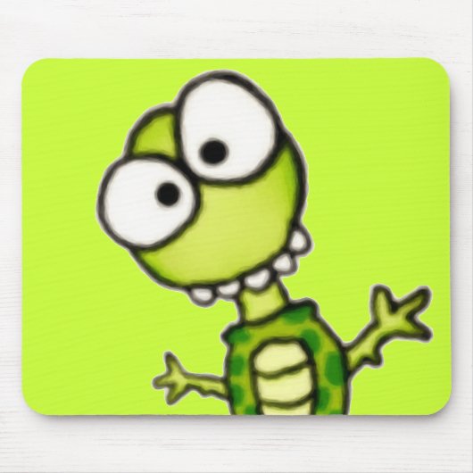 Tapis De Souris Tortue maladroite Mousepad (Devant)