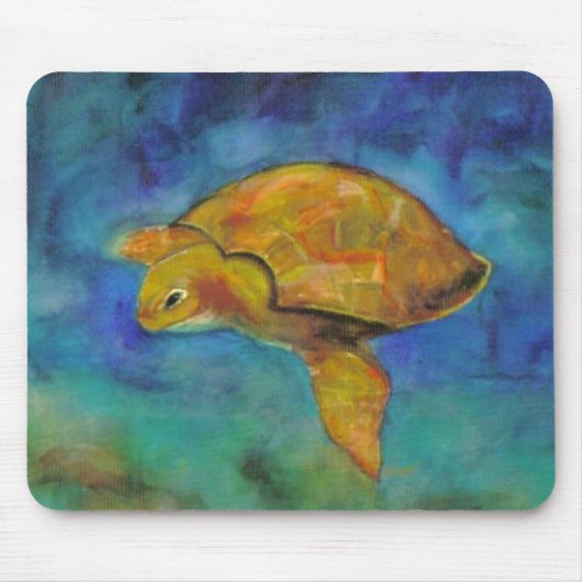 Tapis De Souris Tortue marine par Paula Atwell (Devant)