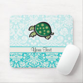 Tapis De Souris Tortue ; mignonne (Avec souris)
