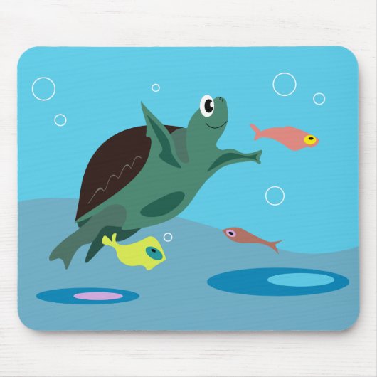 Tapis De Souris Tortue Mousepad (Devant)