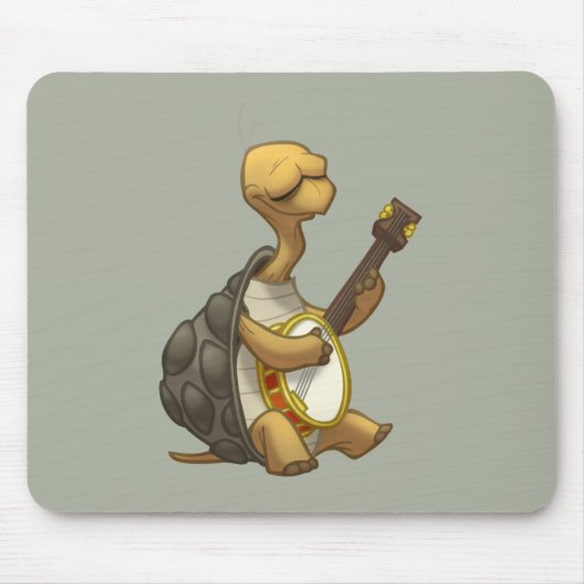 Tapis De Souris Tortue Mousepad de Banjo-Strummin' (Devant)