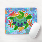 Tapis De Souris Tortue Mousepad de flamme (Avec souris)