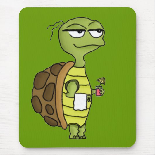 Tapis De Souris Tortue Mousepad de plage (Devant)