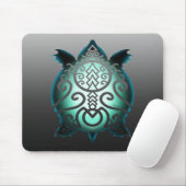 Tapis De Souris Tortue Snapper Silhouette (Avec souris)