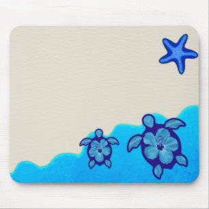 Tapis De Souris Tortues bleues de Honu