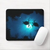 Tapis De Souris Tortues de mer (Avec souris)