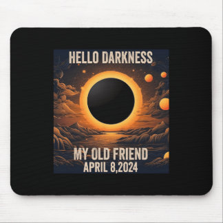 Tapis De Souris Total Éclipse Solaire Bonjour Ténèbres Mon Vieux A