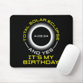 Tapis De Souris Total Éclipse Solaire Et Oui C#39 ; s Mon Annivers (Avec souris)