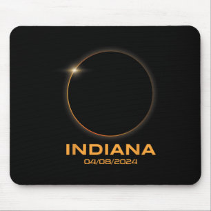 Tapis De Souris Total Solaire Eclipse 2024 Totalité Indiana