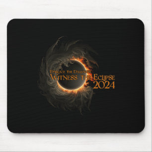 Tapis De Souris Total Solaire Eclipse Chemise Avril 8 Embrasser L'