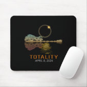 Tapis De Souris Total Solaire Eclipse Chemise Totalité Eclipse Gui (Avec souris)