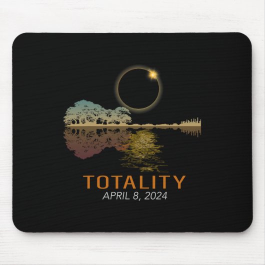 Tapis De Souris Total Solaire Eclipse Chemise Totalité Eclipse Gui (Devant)