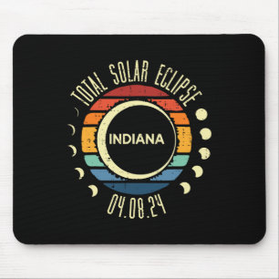 Tapis De Souris Total Solaire Eclipse Indiana Retro 04.08.24 Homme