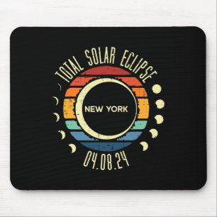 Tapis De Souris Total Solaire Eclipse New York Retro 04.08.24 Homm